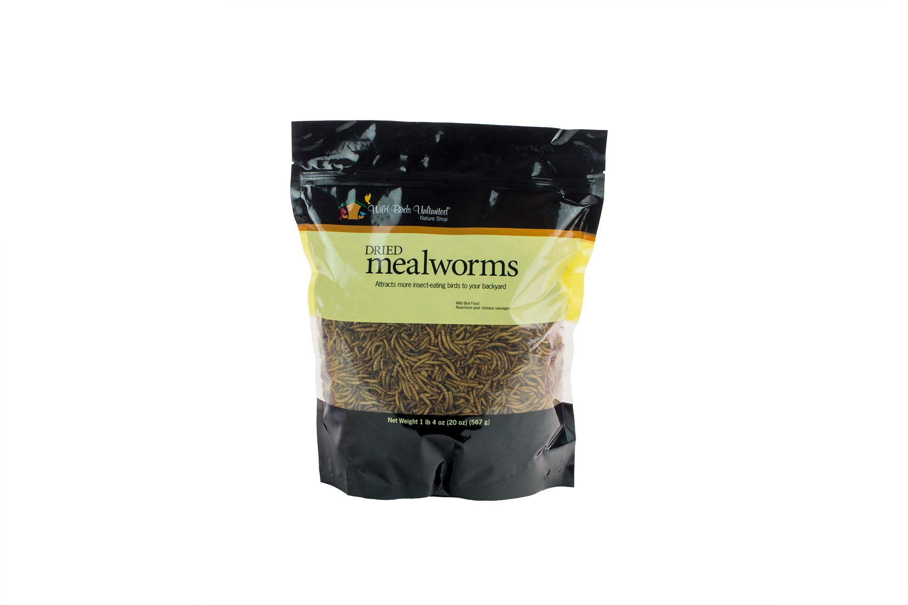 Dried Mealworms Stand Up Pouches
